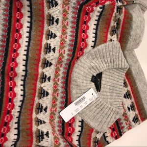 J. Crew Sweaters - J. Crew Mockneck Fair Isle Heather Pebble Sweater J. Crew Sweaters - J. Crew Mockneck Fair Isle Heather Pebble Sweater